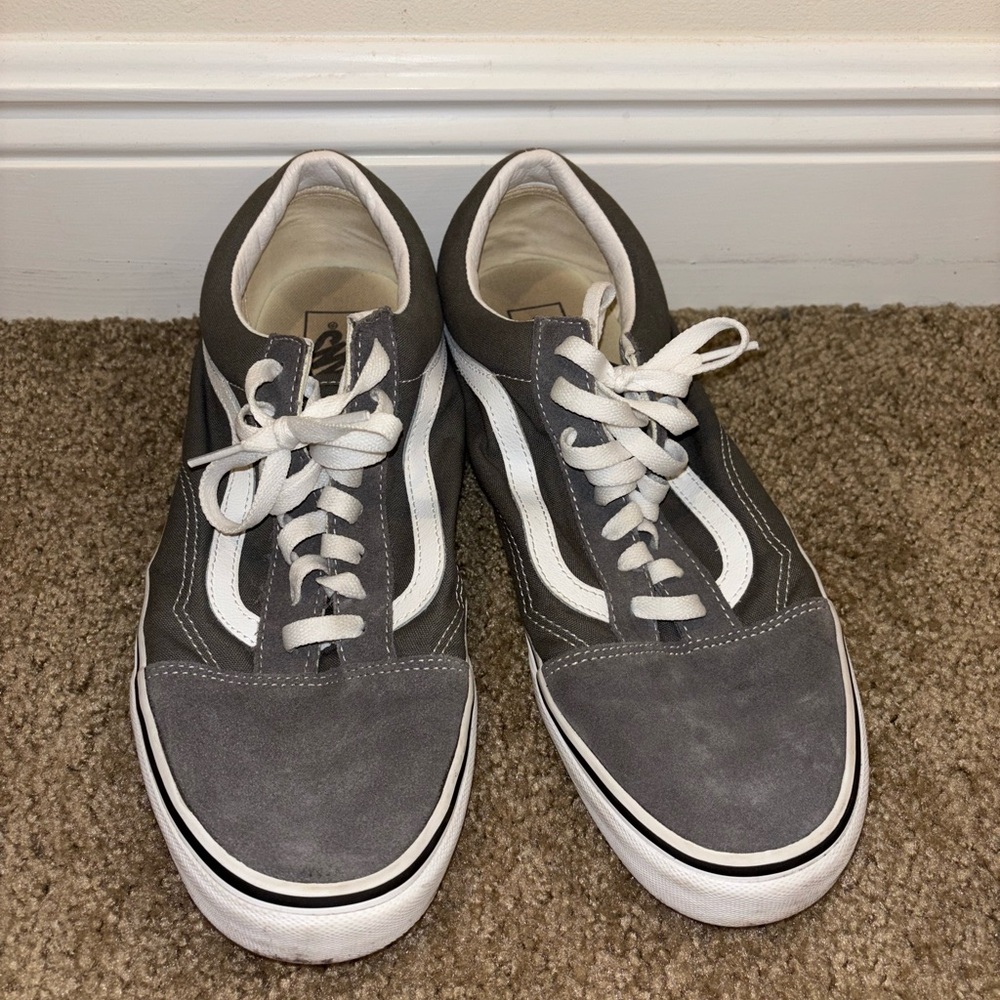Vans Men's Gray Sneakers Size 11.5 - Picture 3 of 5